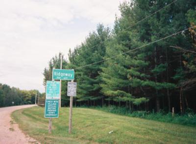 Ridgeway road sign