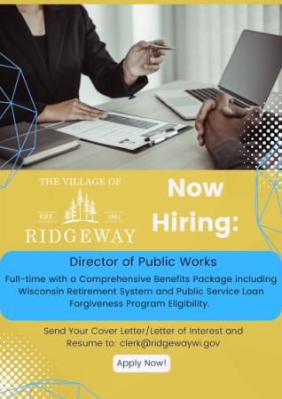 Position Opening-Director Of Public Works